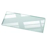 Tulup Tischplatte Transparent Glas Rechteckig, 125x0.4x50 cm Esszimmer, Tische, Esstische, Tischsysteme, Tischplatte