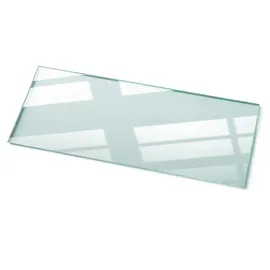 Tulup Tischplatte Transparent Glas Rechteckig, 125x0.4x50 cm Esszimmer, Tische, Esstische, Tischsysteme, Tischplatte