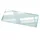 Tulup Tischplatte Transparent Glas Rechteckig, 125x0.4x50 cm Esszimmer, Tische, Esstische, Tischsysteme, Tischplatte