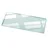 Tulup Tischplatte Transparent Glas Rechteckig, 125x0.4x50 cm Esszimmer, Tische, Esstische, Tischsysteme, Tischplatte