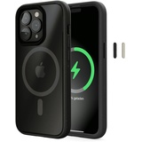 Woodcessories Clear Case MagSafe Matte Black iPhone 14 Pro