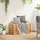 vidaXL Gartenbox 85 x 45 x 45/53 cm Braun