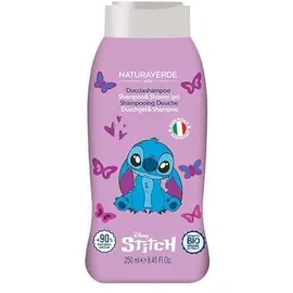 Naturaverde | Kids - Disnet Stitch - Duschshampoo für Kinder, Duschseife für Körper und Haare, Hygieneprodukte für Kinder, 250 ml