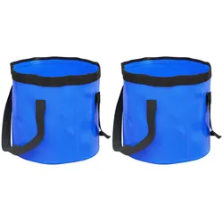 Falteimer 2 Stk. Blau 30 L PVC