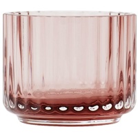 Lyngby Porcelæn Teelichthalter Ø6.7 cm Lyngby aus mundgeblasenen Glas, rot