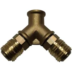 Aerotec 2-fach Verteiler - 3/8 Zoll IG - 2x Kupplung