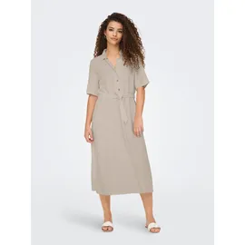 Jdy Blusenkleid Midi Beige 34