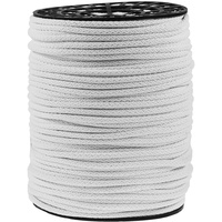 200m Polypropylen-Seil Ø 6mm auf Rolle Universalseil Kordel Schnur Farbwahl, Farbe:weiß
