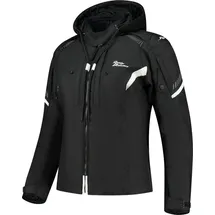 Rusty Stitches Taylor Textiljacke Schwarz/Weiß 38