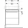 Geberit Renova Compact Waschtischunterschrank, 1 Tür, 862061000
