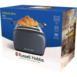 Russell Hobbs Toaster Colours Plus 2S Toaster Grey - 26552-56