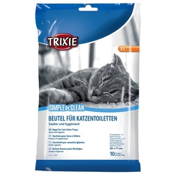 TRIXIE Katzentoilette Katzentoilettenbeutel Größe: XL / Maße: bis 56 x 71 cm / Inhalt: 10 Stück
