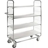 Kongamek Bordwagen 4 Böden Stahl mehrfarbig 1.200 x 425 mm