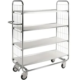 Kongamek Bordwagen 4 Böden Stahl mehrfarbig 1.200 x 425 mm