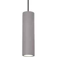 Paco Home Pendelleuchte TOBI, ohne Leuchtmittel, LED, GU10, Lampe Für Wohnzimmer Esszimmer Küche, Höhenverstellbar grau