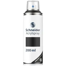 Schneider Paint-It 030 Supreme DIY Acrylspray Sprühfarbe schwarz,