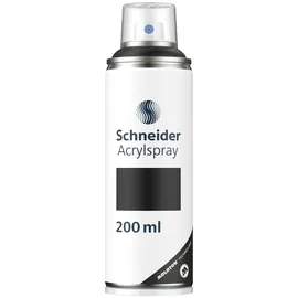 Schneider Paint-It 030 Supreme DIY Acrylspray Sprühfarbe schwarz,