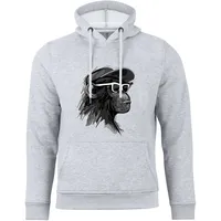 Cotton Prime® Kapuzensweatshirt mit Affenmotiv - Cool Monkey mit