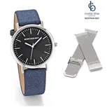 crystal blue Designer Damen Herren unisex 2 Armbänder Mesharmband