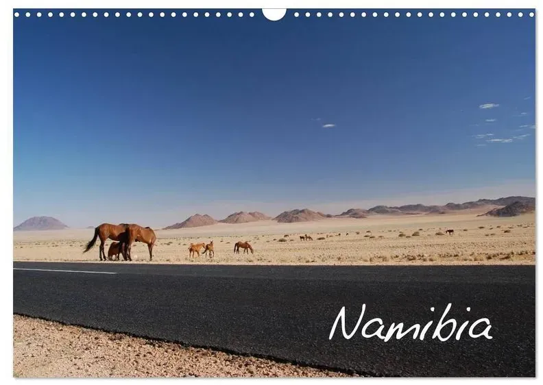 Namibia (Wandkalender 2024 Din A3 Quer)  Calvendo Monatskalender