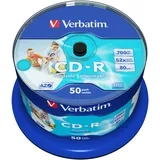 Verbatim CD-R 700MB 52x bedruckbar 50er Spindel (43438)