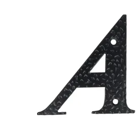 MS Beschläge Hausnummer 0-9 A-H Schwarz