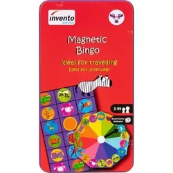 INVENTO 504327 Just Play Magnetspiel Tier-Bingo