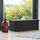 Relaxdays Sitzbank Faltbar Schwarz 38 x 114 x 38 cm
