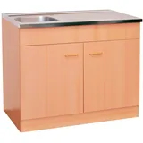 kochstation Spülenschrank KS-Elster 80 x 85 x 60 cm Beige