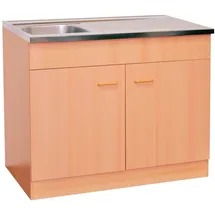 kochstation Spülenschrank KS-Elster 80 x 85 x 60 cm Beige