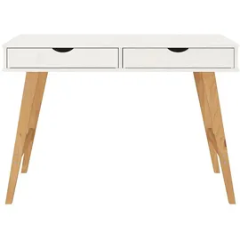 Idimex Schreibtisch Milo Eiche / Weiß