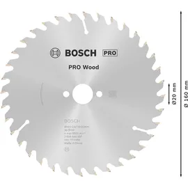 Bosch Kreissägeblatt Optiline Wood Ø 160 mm 1
