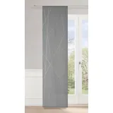 Neutex for you! Schiebegardine BEAM (1 St), Paneelwagen, halbtransparent, Abstraktes Muster grau