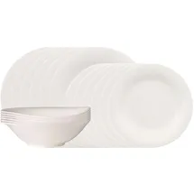 Villeroy & Boch Essential Dinner-Set Kombiservice 18-tlg. weiß