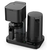 WKM KWK-1600 Kaffeemaschine + Wasserkocher, 1600W, LED-Display, Touch-Tasten,