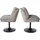 Jahnke Schalenstuhl KISS TWIST DUO Polyester palladiumgrau 2er Set