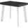 SKRAUT HOME Ausziehtisch 302 x 73 x 90 cm schwarz