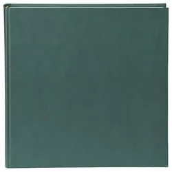 goldbuch Fotoalbum Hanf-Papeterie 25x25 cm Midnight Green