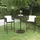 vidaXL Gartenbar-Set 3-tlg. Braun