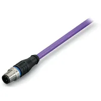 WAGO 756-1103/060-020 Sensor-/Aktor-Datensteckverbinder, konfektioniert M12 Stecker, gerade 2.00m Po