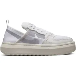 NIKE Damen Freizeitschuhe W COURT VISION ALTA TXT, WHITE/METALLIC SILVER-SAIL, 40