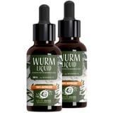 Nature Animal® 2X Wurm Liquid für Hund & Katze – die natürliche Art zur Entwurmung – flüssige Wurmkur hochdosiert, vegan Oil mit hoher Qualität – aus Liebe zu Ihrem Vierbeiner