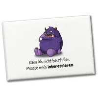 Speecheese Freches Monster in lila Souvenir Souvenir Magnet mit