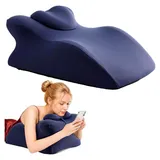 Keilkissen aus Memory-Schaum, ergonomische Unterstützung für Schlaf, Lesen und Entspannung, mit rutschfestem, atmungsaktivem Bezug