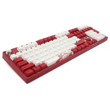 Varmilo VEA108 Koi Gaming Tastatur, MX-Silent-Red, weiße LED - US Layout