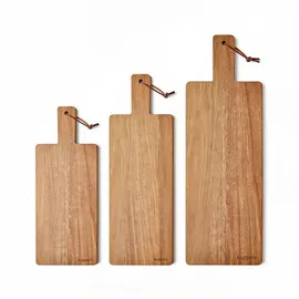KUPPELS NICE Schneidebrett-Set Holz 3-tlg. onesize Braun