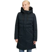 Amber & June Winterjacke Kunstdaune in Dunkelblau | Gr.: 34