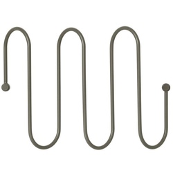 blomus Garderobenleiste CURL Garderobenleiste Hakenleiste Garderobe Stahl grau