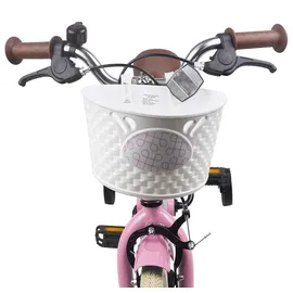 vidaXL Kinderfahrrad 14 Zoll RH 0 cm Hellrosa/Rosa