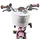 vidaXL Kinderfahrrad 14 Zoll RH 0 cm Hellrosa/Rosa